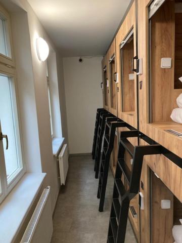 Capsule Hostel Andel Centre Spirit Прага Екстериор снимка
